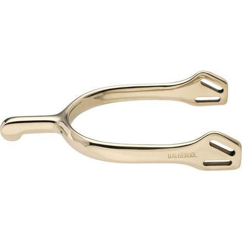 Speroni da dressage per uomo con gambo a goccia 40 mm e rotella liscia