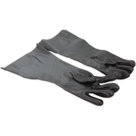 Guanti in coppia per sabbiatrice professionale SOGI S-56 S-72 (1/3)