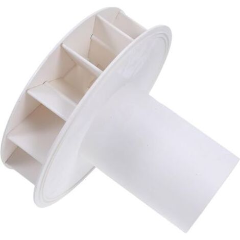 Entonnoir de Siphon PVC 110 MM pour Descente de Gouttière Raccord de Drainage d'Eau de Pluie Déviation Stable Nettoyage Automatique des Canalisations Collecte pour Jardin et (1/5)