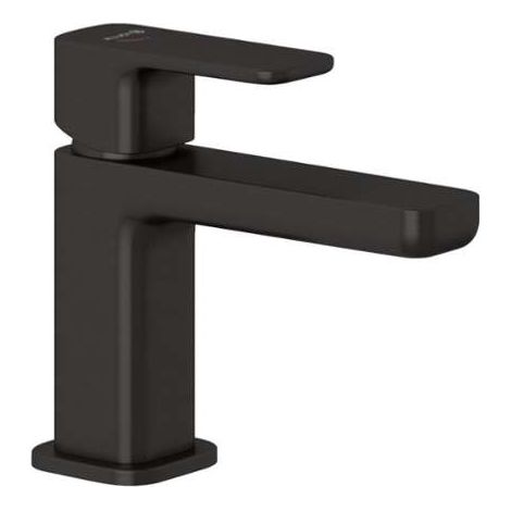 Kludi Renon - Grifo de lavabo con desagüe Push-Open, EcoPlus, Gunmetal cepillado 42267N275