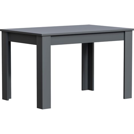 Medina 4 Seater Dining Table MDF Wood, 117 x 76.5 cm, Grey