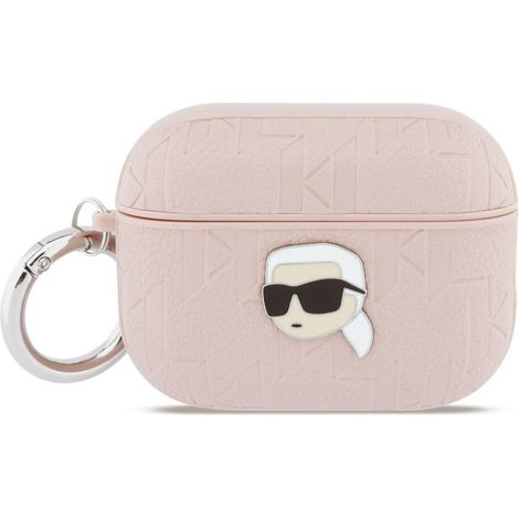 Karl Lagerfeld Monogram Karl Head Hülle für AirPods Pro 3 Pink (1/5)