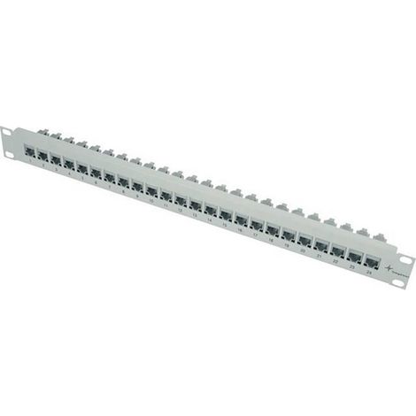 Telegärtner J02023A0026 Patchpanel Grau 24 Ports