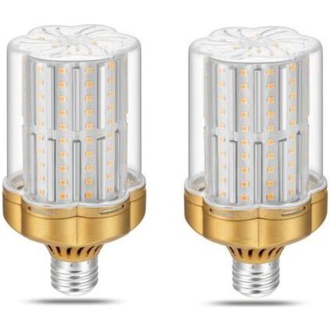 Lot de 2 Ampoule LED E27 30W, Blanc Chaud 3000K (Équivalent 250W Ampoule Incandescente) 3500LM Non Dimmable, Sans Scintillement (1/5)