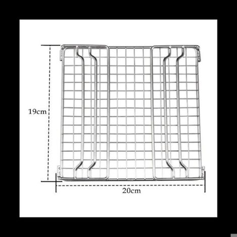 Grille Pliante Grille de Camping Grille Pliante Mini Grille ExtéRieure Grille en Acier Inoxydable pour Pique-Nique RandonnéE (1/5)