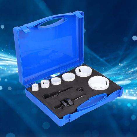 Bimetall-Lochsäge, Lochsäge für Metall, Lochsäge für T-Stücke, Lochsägen-Set (9-teilig) (1/5)