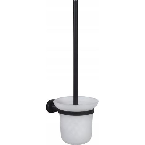 Spazzolino da toilette GO nero opaco, 1 pz.
