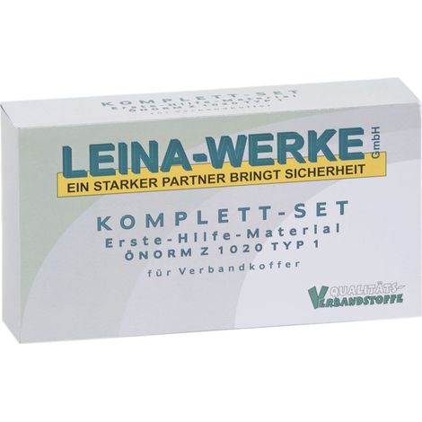 LEINA Erste-Hilfe Verbandkästen Nachfüllpackung ÖNORM Z 1020 für Type I