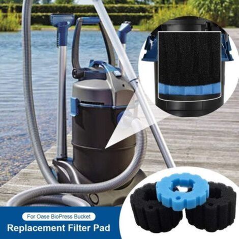 Tampone filtrante di ricambio, kit di materiali filtranti in schiuma, spugna filtrante di ricambio per laghetti Pond Solutions, compatibile con il secchio Oase BioPress. (1/4)