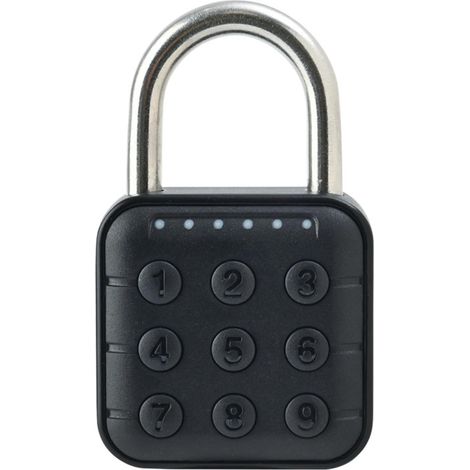 6 Digit Password Lock Electronic Combination Lock IP67 Waterproof Padlock for Luggage Locker Cabinet (1/5)