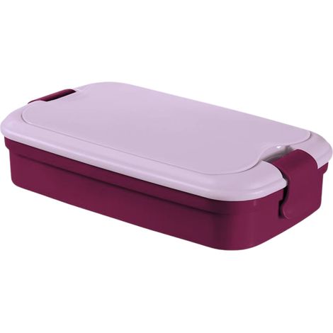 Portapranzo con posate curve Lunch&Go viola 1,4 l (1/4)