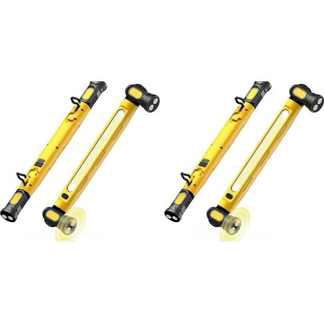 2 Arbeitsscheinwerfer für den Motorraum, magnetische LED-Lichtleiste mit 3000 lm und Haken, wiederaufladbare Motorhaubenleuchte (1/5)