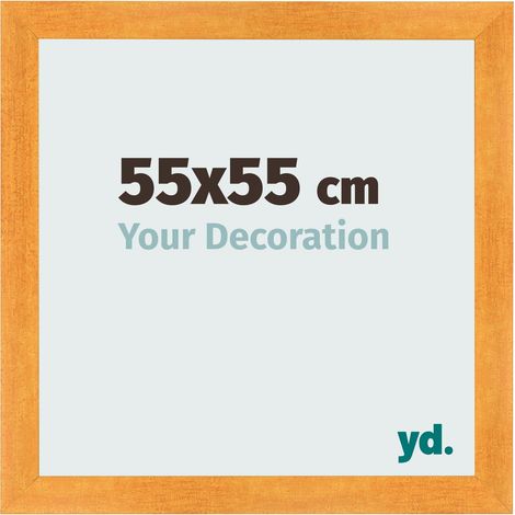 yd. - Cadre photo 55x55 - Orange - MDF - Pisa (1/5)