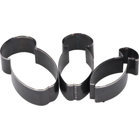 Ensemble de Matrices de DéCoupe de Cuir en Acier allié en Forme de Poisson, Coupe Efficacement et Proprement pour L'artisanat, 3 Pièces pour les Artisans du Cuir (1/5)
