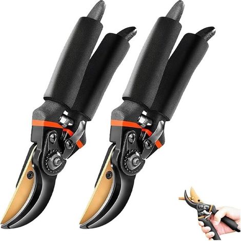 Kit d'Outils de Jardinage 7 Pièces - Ensemble Cadeau Anti-Rouille avec Sac Durable - pour Femmes et Hommes