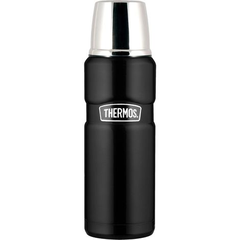 Termo King botella 0,5 L negro mate aislamiento eficaz