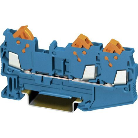 Bloc de jonction simple Contenu: 1 pc(s) Phoenix Contact QTC 1,5-TWIN BU 3205051 (1/5)