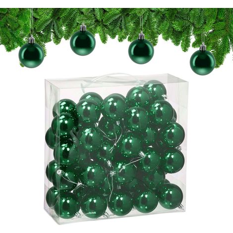 50 Shiny Christmas Tree Baubles - Decorative Set (1/5)