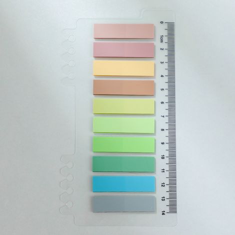 Sticker Index - Pour Classification De Documents - Autocollants Colorés Sans Adhésif Permanent - Format Petit - 100 Pièces (1/5)