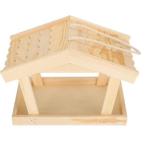 mangeoire à oiseaux de jardin, nichoir en bois, nichoir en bois massif