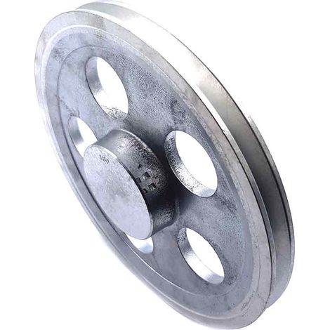 Poulie trapézoïdale aluminium moyeu plein SPZ180/1ALU