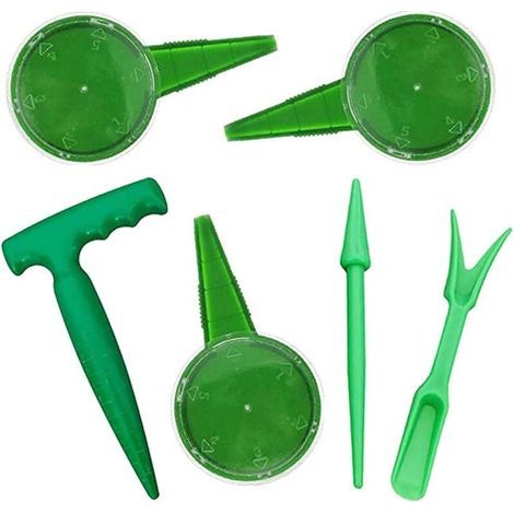 pair Ensemble d'outils de planteur de 6 pièces, outil de transplantation charnu, outil de jardinage, planteur, planteur, planteur réglable, planteur, planteur de fleurs, outil de jardinage-Fei Yu (1/5)