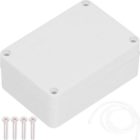 Boîte de jonction électrique, boîtier électronique gris ABS IP65 tout temps pour projet électrique intérieur et extérieur (1/5)