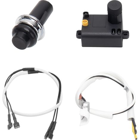 7642 - Kit d'allumage piézo électronique de rechange pour barbecue à gaz Weber Spirit 210 & 310 Series - Bouton poussoir - Accessoire de barbecue pour Weber Spirit E210 E220 S210 S220 E310