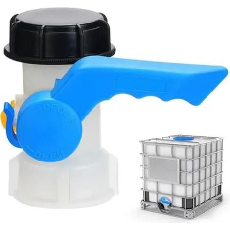 Adaptateur pour cuve IBC 1000L - Universel - Haute précision - S60x6 (1/4)