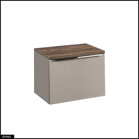 Meuble sous vasque - 60 cm - avec Plan - BOLD TAUPE (1/5)