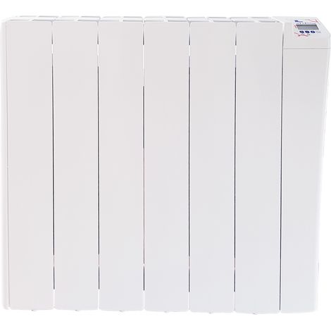 Radiateur à inertie 1000W – Cœur de chauffe en céramique – Régulation digitale avec programmation hebdomadaire – Pour pièces de vie (1/4)