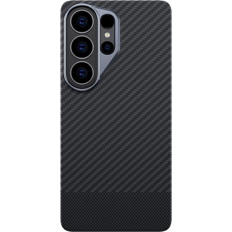 Cover posteriore per Samsung S26 Ultra Titan Max antiurto - nera bicolore (1/3)