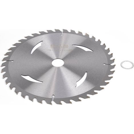 Disque de Scie à Bois Carbure 230mm 40 Dents avec Alésage 25.4mm pour Scie Circulaire (1/5)