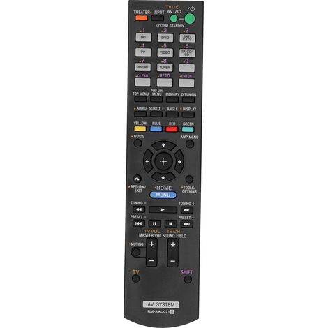 Télécommande universelle compatible Sony RMAAU071, HTCT350, HTCT350HP, HTSF470, HTSS370, HTSS370HP, STRDH510 (1/5)