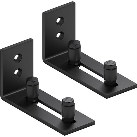 Kit Porte Coulissante - Système de Rail 2 Pcs pour Grange, Chambre et Salon (1/5)