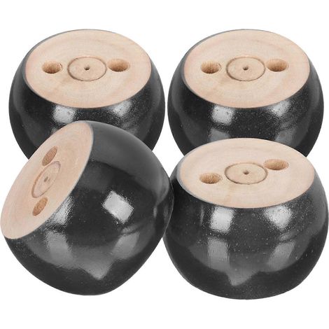 Ensemble de rechange de 8 pieds de meubles en bois pour usage domestique, y compris des pieds de canapé. (1/5)