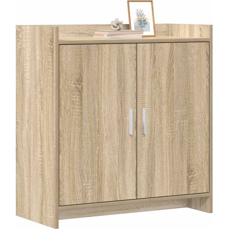 Credenza Madia Buffet Rovere Sonoma 72 x 36 x 80 cm Legno ingegnerizzato CDS30967 (1/5)