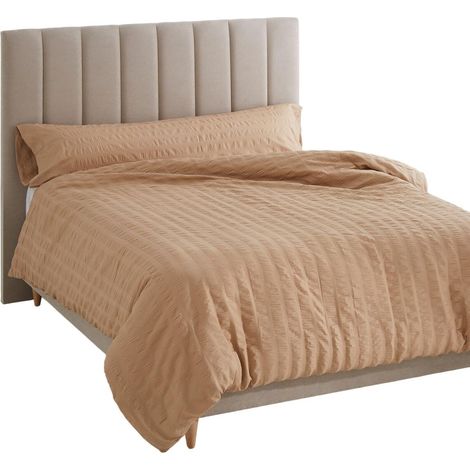 Housse de Couette Amman Marron Clair 240 x 220 cm