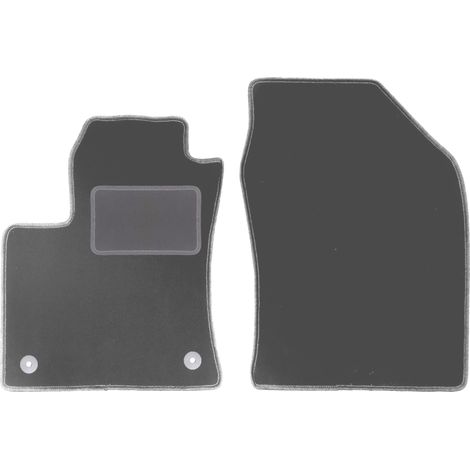 Alfombrillas delanteras para Toyota Prius IV hatchback (2017-) color grafito. (1/5)
