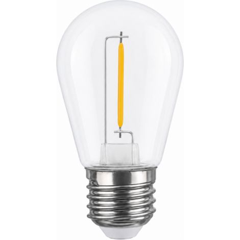 CONFEZIONE 10 PEZZI UNIVERSO S14-1C LAMPADINA LED SMD POTENZA 1W S14 AC220V 60LM IDEALE PER CATENARIE (1/2)