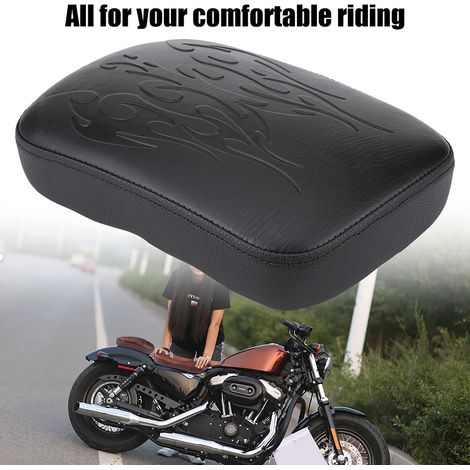 Soziussitzkissen mit Saugnapf für Bobber Chopper, robuste Befestigung (1/5)