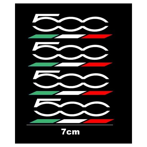 -5004 autocollants de carrosserie compatibles avec Fiat 500, 500X, 500L, 500C, 500E, Punto, Tipo, Panda et Bravo - Accessoires auto (1/4)