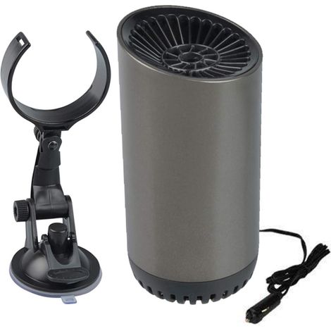 Chauffage 12V pour Voiture, Dégivrage Rapide Pare-Brise, Désembuage Efficace, Économie d'Énergie, Faible Bruit, Ventilateur de Chauffage Auto, Allume-Cigare, Silencieux (1/5)