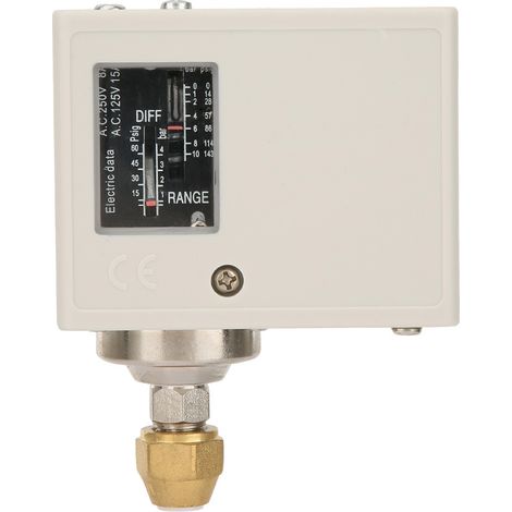 Contrôleur de pression électronique pour compresseur d'air et d'eau 24 V-380 V (1/5)
