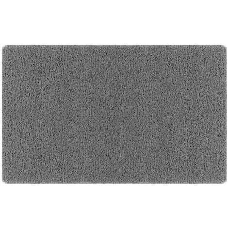 Tapis de douche antidérapant avec trous de drainage, tapis de douche pour zones humides (40x60cm, gris) (1/4)