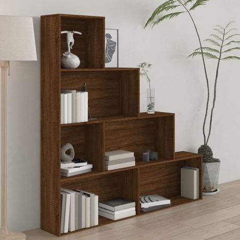 vidaXL Bücherregal Braun Eichen-Optik 155x24x160 cm (1/5)