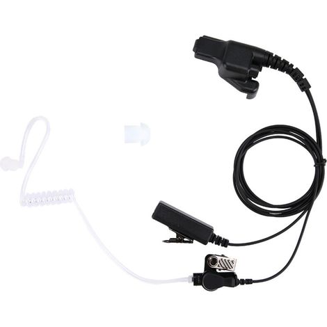 Oreillette PTT avec tube acoustique pour talkie-walkie Motorola HT1000 XTS3000 XTS5000-AquaForge (1/5)