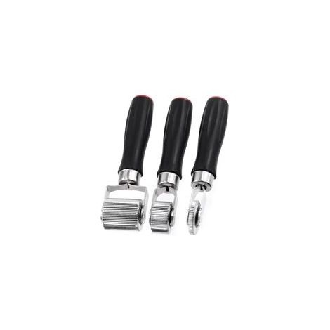 Lot de 3 rouleaux insonorisants pour voiture, 6 mm, 20 mm, 40 mm, rouleau d'application de roue, rouleau de couture, kit d'isolation acoustique en métal avec