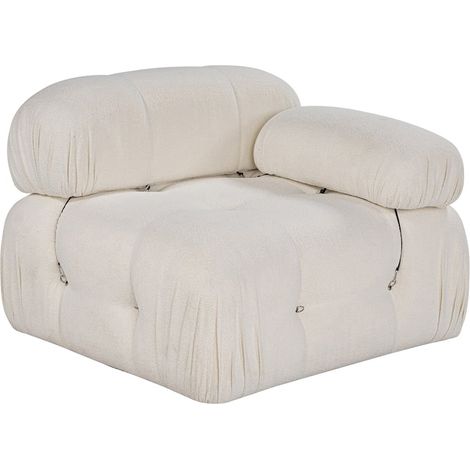 Módulo angular derecho para sofá modular en bouclé Bubble 1RB (1/5)