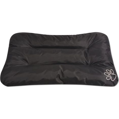 Matelas pour chien noir, taille L